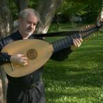 Oleg Timofeyev, whose instruments include renaissance lute, English guitar and a 7-string guitar from 1820, will join flutist Jeffrey Cohan in an early music concert on June 9, at the Episcopal Church of the Holy Spirit. (Dmytro Lavrinenko photo)