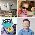 Courtesy photos 
The four 2025 candidates for unofficial mayor of Vashon Island are, clockwise starting from the bottom left: Fern the Raccoon for VashonBePrepared, TK Rose for the Blue Heron Education Center Scholarship Fund, Georgie for Vashon Island Midwifery and Canny for the Vashon Maury Community Food Bank.