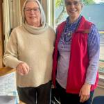 Social worker Robyn Stover and operations manager Kathleen Hendrickson at the Senior Center. (Mari Kanagy photo)