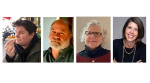 Amy Drayer, Rick Wallace, Wendy Aman and Beth Lindsay comprise the steering committee for Islanders for Ferry Action.