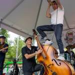 The Dusty 45s, as tradition, finished out their show with a fiery performance on Saturday. (Alex Bruell photo)