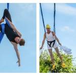 On August 2, performers at the Open Air Aerial Festival will bring grace, athleticism and comedic flair to their high-flying artistry. (Michelle Bates photos)