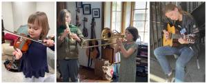 Since 2015, Vashon Events free musical instrument library has provided hundreds of island kids with the chance to learn to play a wide variety of instruments. Check out all the library offers at an open house from 12 p.m. to late afternoon, Saturday, July 26, outside of Open Space for Arts & Community. (Courtesy photos)