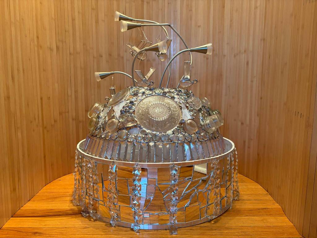 Oculus, by Leah Okamoto Mann, can be seen at in the Sanctuary, At Home in the Body exhibit at Open Space for Arts & Community. (Courtesy photo)