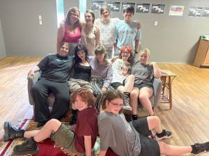 The cast of Vashon Repertory Theatres teen production of Next to Normal. (Meg Thompson photo)