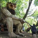 Thomas Danbos troll sculpture in Point Robinson Park inspired Vashon Reps play, Oscars Journey, The Fall and Rise of the Bird King. (Alex Bruell photo)