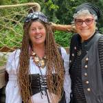 Tressa Aspiri and Barb Adams, better known at Vashon Pirate camp as Captain Tressa and Barnacle Barb. (Courtesy photo)