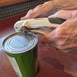 Vicky de Monterey Richoux: My favorite is this easy-to-use can opener. A lot of cans come with pull tabs now, but some still dont. This manual tool works even during a power outage. Id hate to be stuck on the outside of a can of peaches.