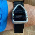 Vernon Trevellyan: Wildland firefighters wear special belts designed for their work. As you see here, it can be used as a tourniquet. Plus, the belt will take a 9,000-pound load in case someone in an emergency needs to clip onto it for a rescue in place of proper rigging.