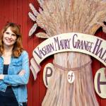 Jennifer Potter at the Grange Hall. (Alex Bruell Photo)