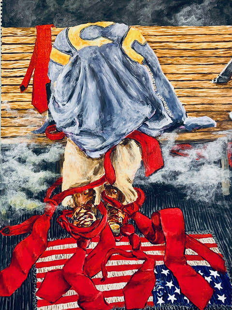 Ties of Tyranny, by Robert Passig, is on view at VALISE