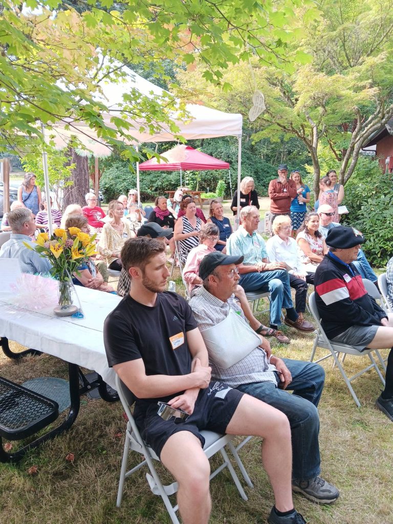 A grateful crowd gathered as VYFS honored its founders. (VYFS Photo)