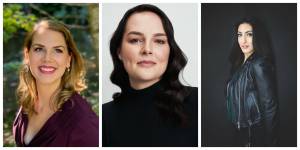 Courtesy Photos
(Left to right) Grace Skinner, Sarah Coit and Serena Eduljee will sing the roles of Prince Charming, Cinderella and the Fairy Godmother, respectively, in Vashon Operas production of Cendrillon.