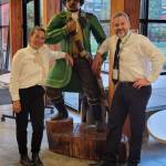 VHS Principal John Erickson and Assistant Principal Sabrina Kovacs, on Twin Day of Homecoming week. (Courtesy Photo)