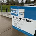Vashon loves its ballot box at the Vashon Library. (File Photo)