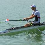 Jacob Plihal competes at World Cup I in Varese, Italy. (Julia Kowacic Photo)