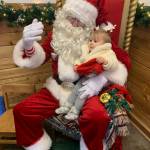 Little Pearl Galloway, at Santas Cottage December 2024. (Courtesy photo)