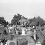 A scene from Vashons 1970 Memorial Day Rock Festival. (1970 Beachcomber Photo)