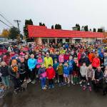 John Decker Photo
This years Turkey Trot brought more than 100 islanders and visitors to the center of Vashon.