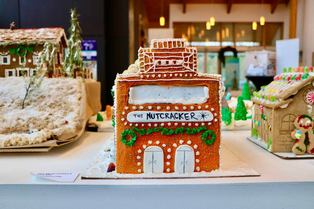 Winter Wonderland Village, by Claire Magruder and Eleanor and Ainsley Batey. (Aspen Anderson Photo)