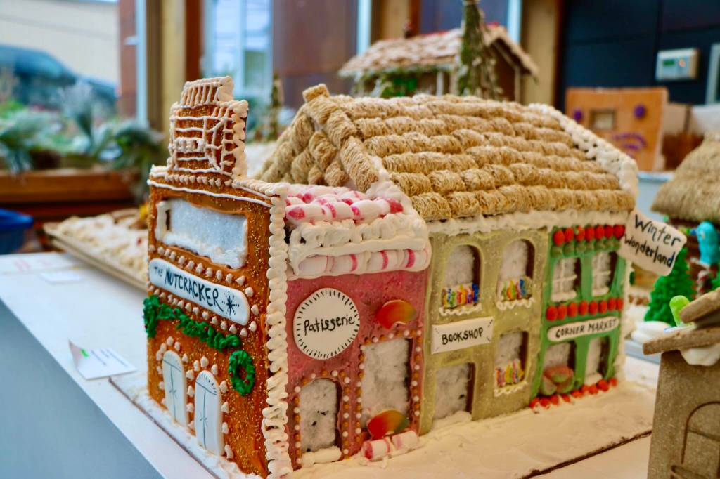 Winter Wonderland Village, by Claire Magruder and Eleanor and Ainsley Batey. (Aspen Anderson Photo)