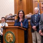 Ian Couch Photo
Governor Bob Ferguson appoints Colleen Melody to Washington Supreme Court on Nov. 24.