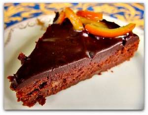 Orange chocolate torte. (Tom Conway Photo)