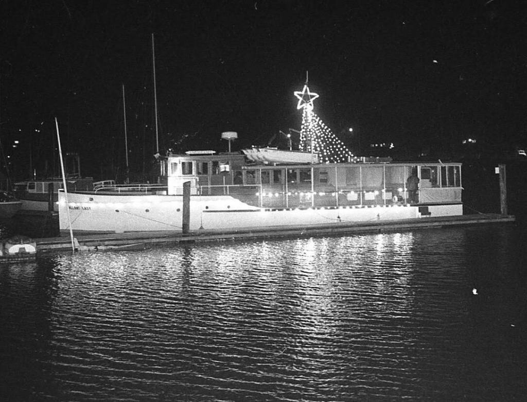 The Gallant Lady Christmas Ship visits Vashon Island in 1978. (Courtesy Photo)