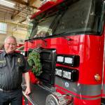 December: Bill McLaughlin at Vashon Island Fire Rescue. (Aspen Anderson Photo)