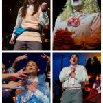 The show of the year: Some of the shining stars of Vashon High Schools Ride the Cyclone were (clockwise from bottom left) Sky Skiena, Leo Watson, Amali Lewis and Sebastian Gallez. (Mick Etchoe Photos)