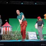 (Left to right) In 14/48 Vashons 2025 edition, Steven Sterne, David Mielke, Amy Broomhall and Ellie Hughes performed a play about a genie on a double date. This years festival takes place on Jan. 23 and 24, at Open Space for Arts & Community. (Michelle Bates Photo)