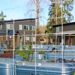 The community garden at Island Center Homes (Aspen Anderson Photo)