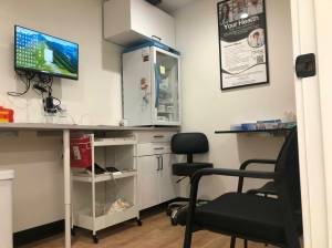 Vashon Pharmacy has two exam rooms for those receiving vaccinations and other clinical services. (VashonBePrepared Photo)