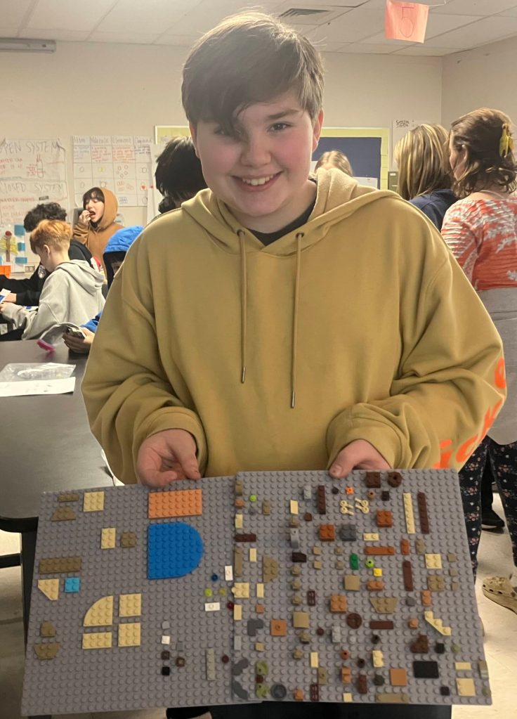 Elizabeth Shepherd Photo
Middle-schooler Phin displays his Lego mastery.