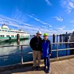 Garrett Dorr and Tim Clancy at Eagle Harbor. (Courtesy Photo)