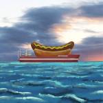 Bill Jarchos Hot Dog Freighter is included in VALISE Gallerys exhibition of tasty art. (Courtesy Photo)