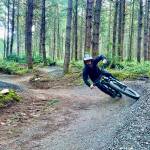 Bryan Ripka on the new trail. (Courtesy Photo)