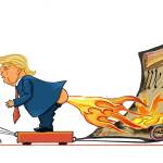 An artists rendering shows Backbone Campaigns newest protest art piece.