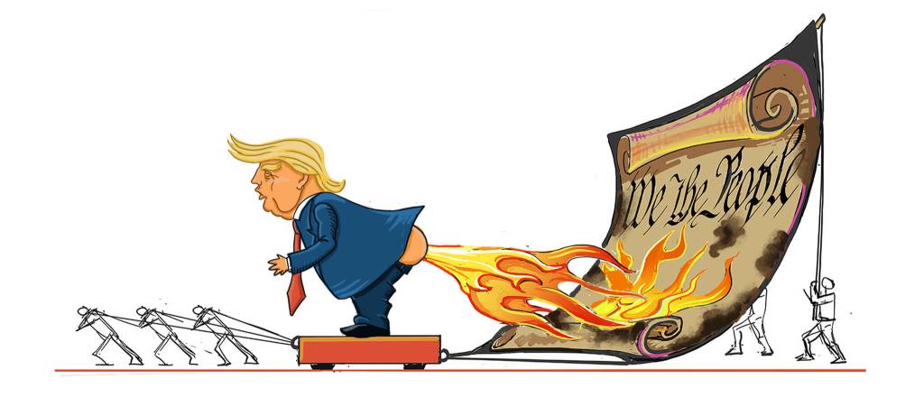 An artists rendering shows Backbone Campaigns newest protest art piece.