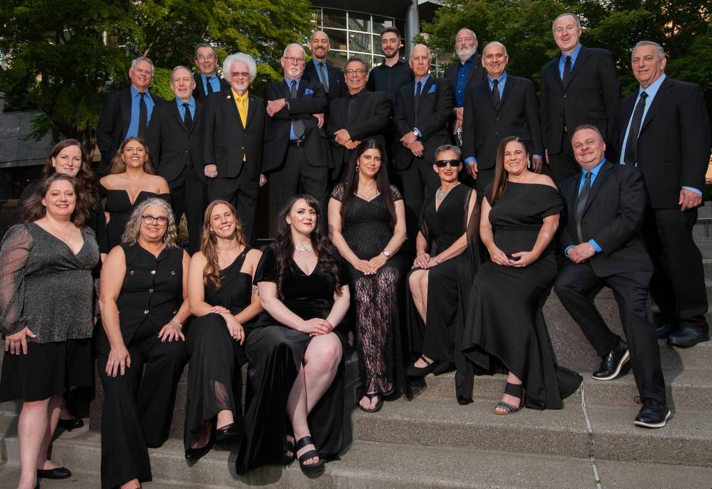 Blue Street Voices, an acclaimed jazz vocal ensemble, is one of four choral groups performing in the Katherine L. White Invitation Choral Festival at VCA on March 28 and 29. (Courtesy Photo)