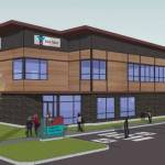 Courtesy of the Vashon Health Care District
An artist rendering visualizing the uptown Vashon clinic.