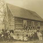 Vashon Heritage Museum Photo
Methodist Log Church, Center, c. 1890.