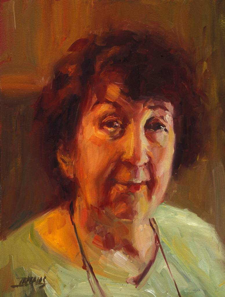 Courtesy of Pam Ingalls
A painting from Ingalls first exhibit. Ingalls will celebrate the islands support of her portrait series from 2 p.m. to 4 p.m. on Saturday, May 16 at Vashon Center for the Arts.