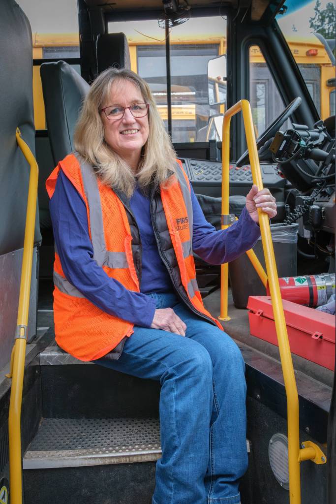 Terry Donnelly Photo
Martha Hills was a bus driver for Vashon Island School District for 35 years before retiring this spring.