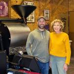 Robin Pollard (right) brought her son, Daniel Pollard, into the family coffee roasting business in 2018 as the company expanded alongside the familys vineyard in Eastern Washington.