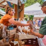 Kent Phelan Photo
The Vashon Farmers Market opened for the season May 2 at the Village Green, bringing growers, makers, food vendors and shoppers back uptown.