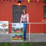 Terry Donnelly Photo
Jennifer Potter outside the historic Grange Hall, future home of Heights Grocery.