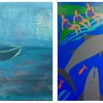 Photos Courtesy of VALISE Gallery
Rachel LordKenaga (left) and Sharon Shaver are among the artists featured in VALISE Gallerys new exhibit FOUR FRIENDS.