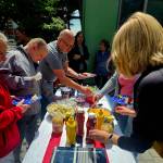 Courtesy Photo
Guests gather for last years Memorial Day Community BBQ at the Vashon Senior Centers Memorial Garden.