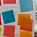 Sticky notes from the May 14 cell phone forum.